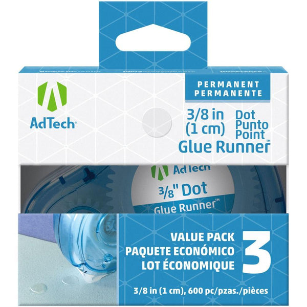 AdTech Permanent Crafters Tape Refills 3 8 Packs NIB