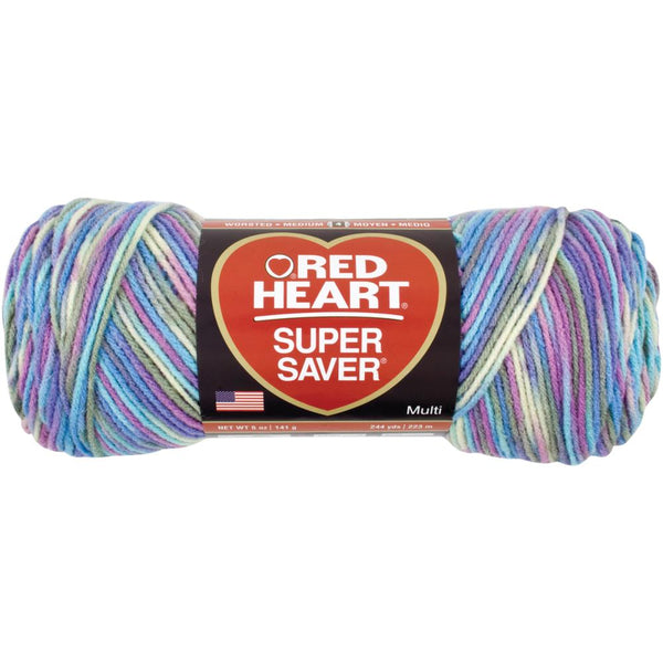 Red Heart Super Saver Yarn, RETRO STRIPE 