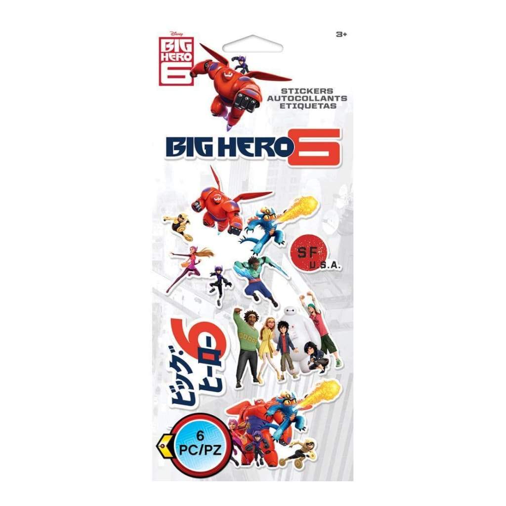 Ek Success Disney Flat Stickers Big Hero 6 Craftonline Com Au