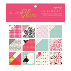 Gal Meets Glam Chipboard Elements 6X12 2//Pkg