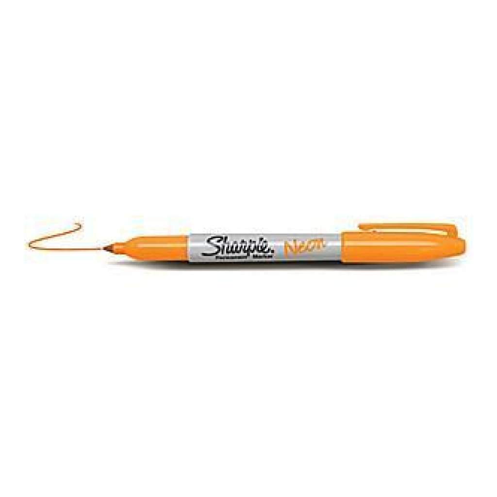 orange sharpie marker