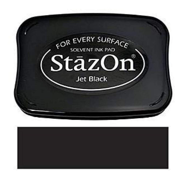 StazOn Jet Black Solvent Ink Pad