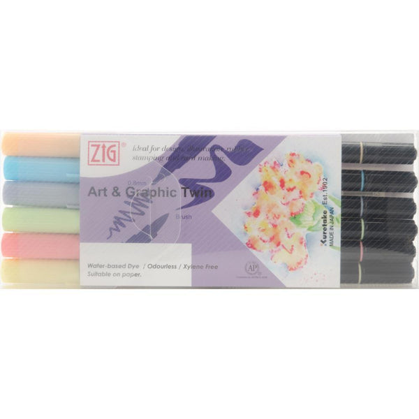 Zig Kurecolor Twin WS Marker Set- Blending Beiges