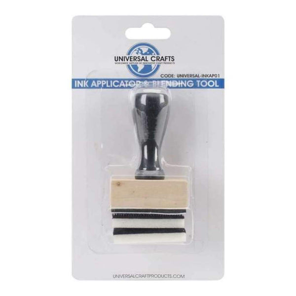 UNIMEIX 5 Pack Ink Blending Brush Crafting for Card Making Oval Makeup Brushes Craft Blender Brush Scrapbooking Stamping Supplies (Brown)