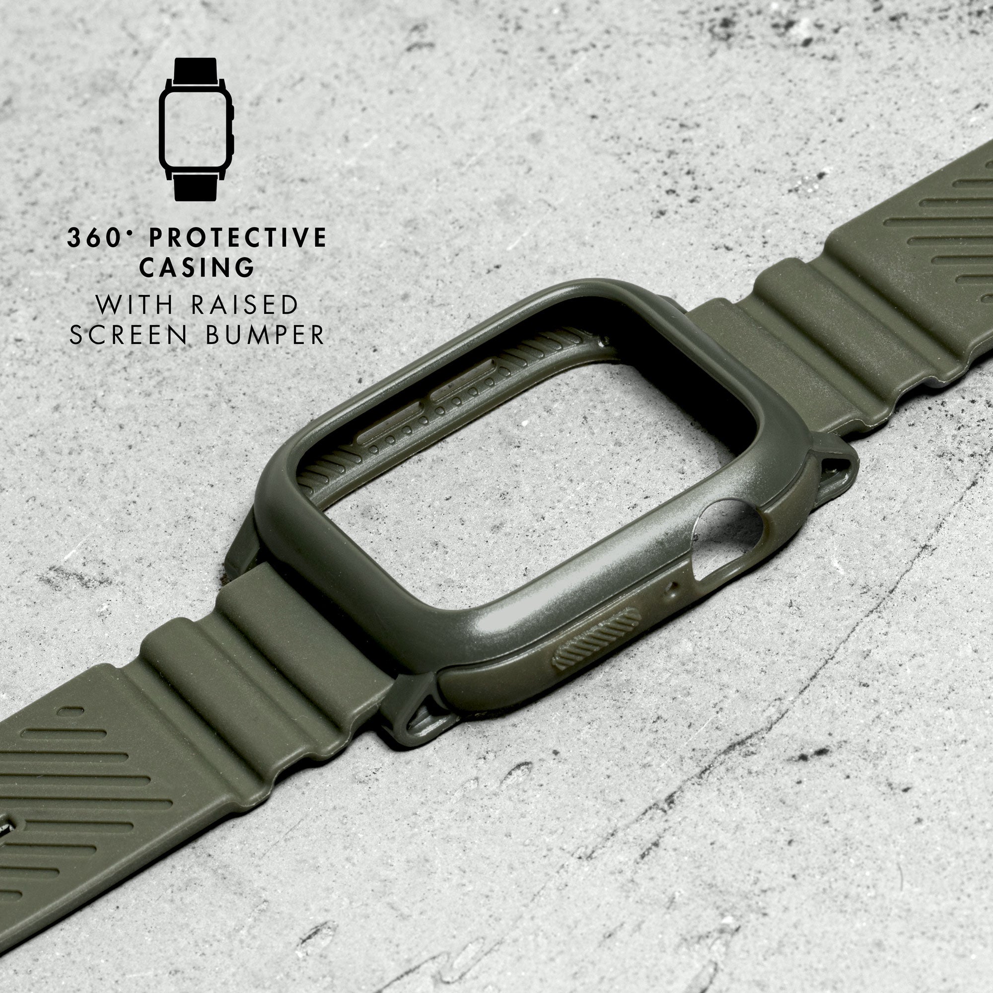 LAUT AW IMPKT Watch Strap for Apple Watch - 360° Protective Casing