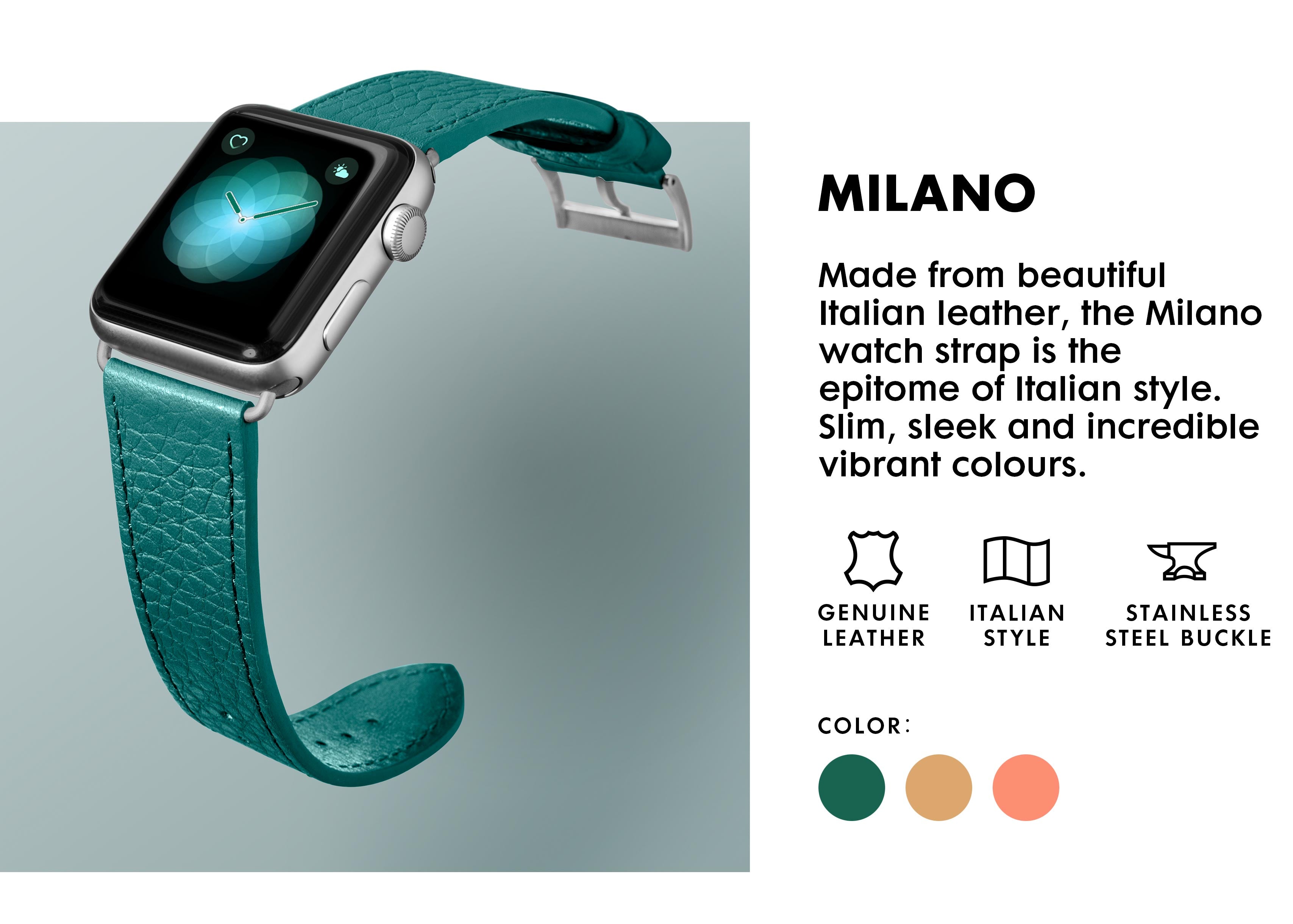 LAUT Milano Watch Strap for Apple Watch