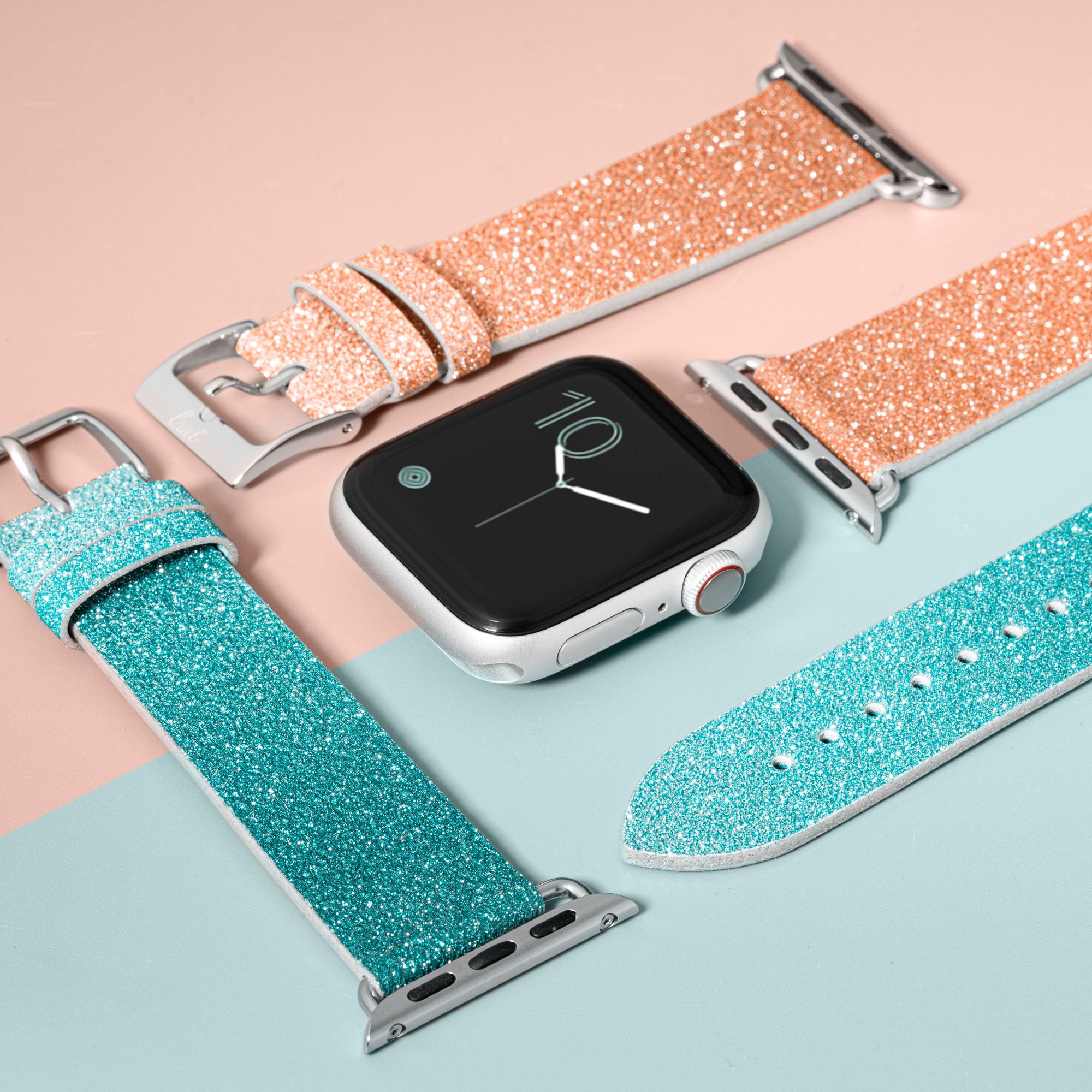 OMBRE SPARKLE Strap for Apple Watch Series 5 | Glitter Genuine
