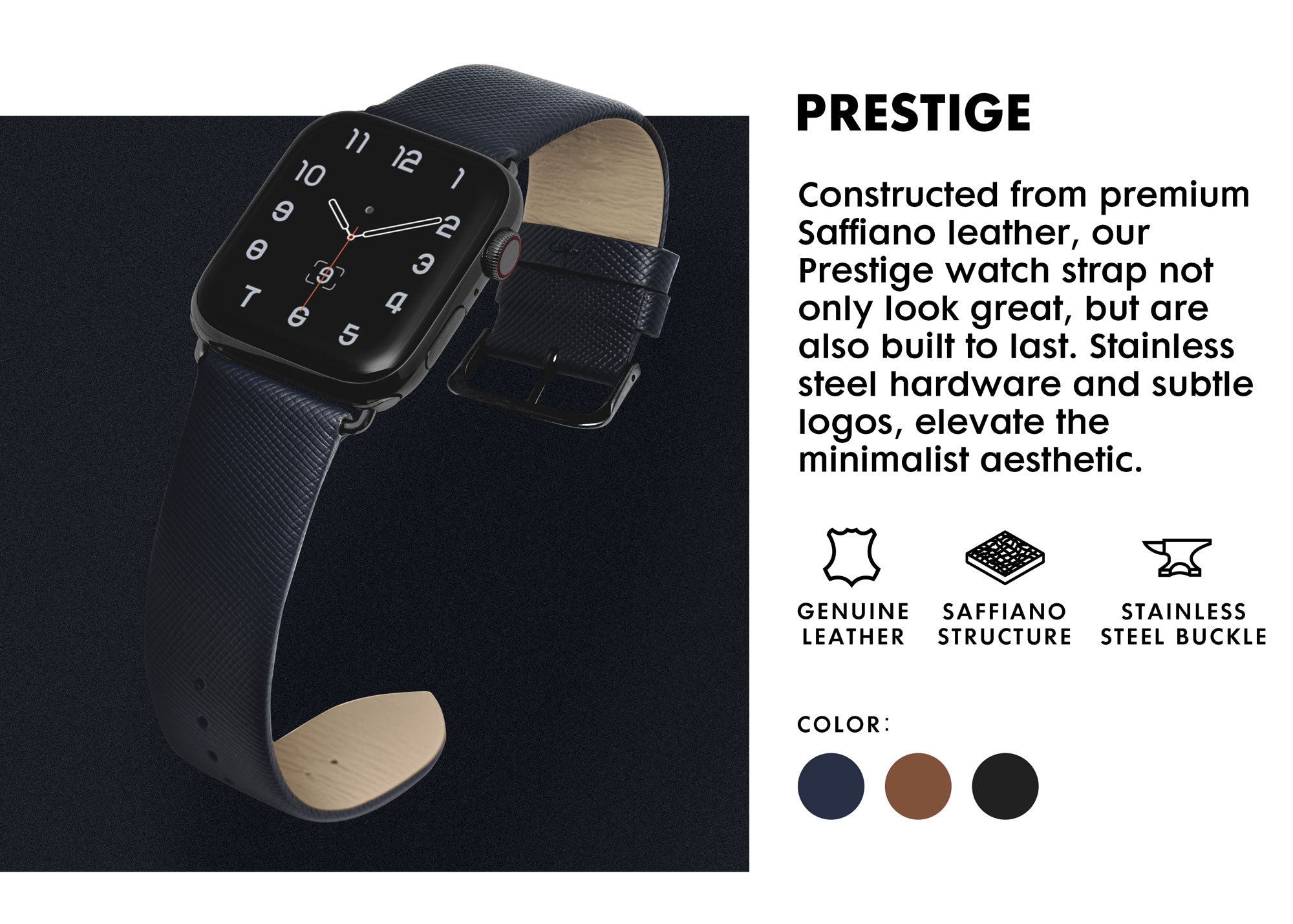 LAUT Prestige Watch Strap for Apple Watch