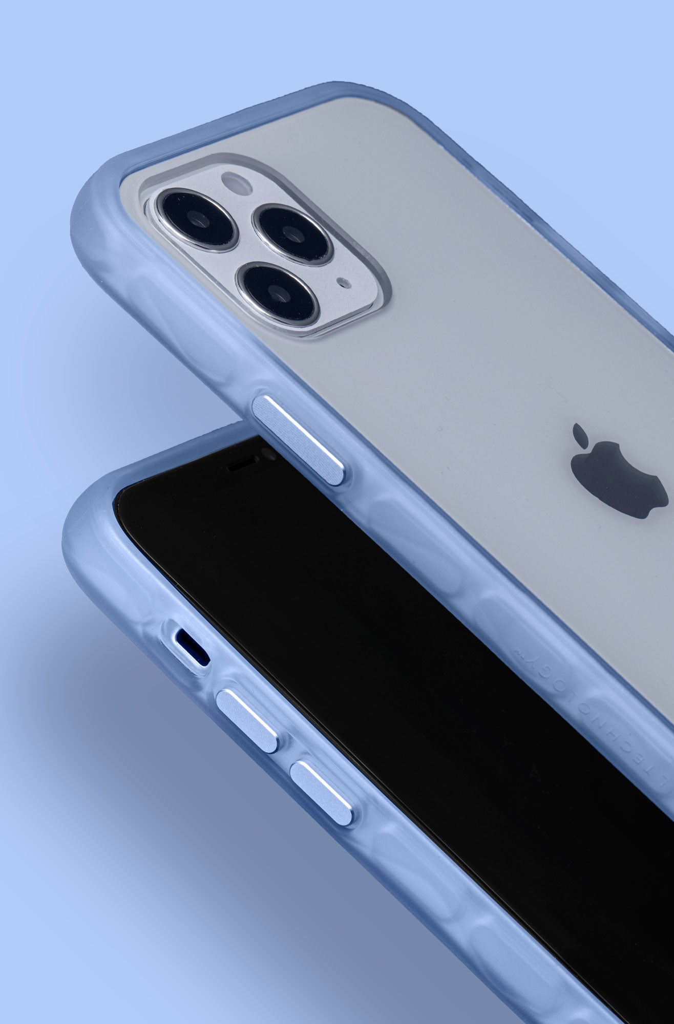 LAUT - CRYSTAL MATTER (IMPKT) - TINTED SERIES case for iPhone 12 series - MACHINED ALUMINUM BUTTONS