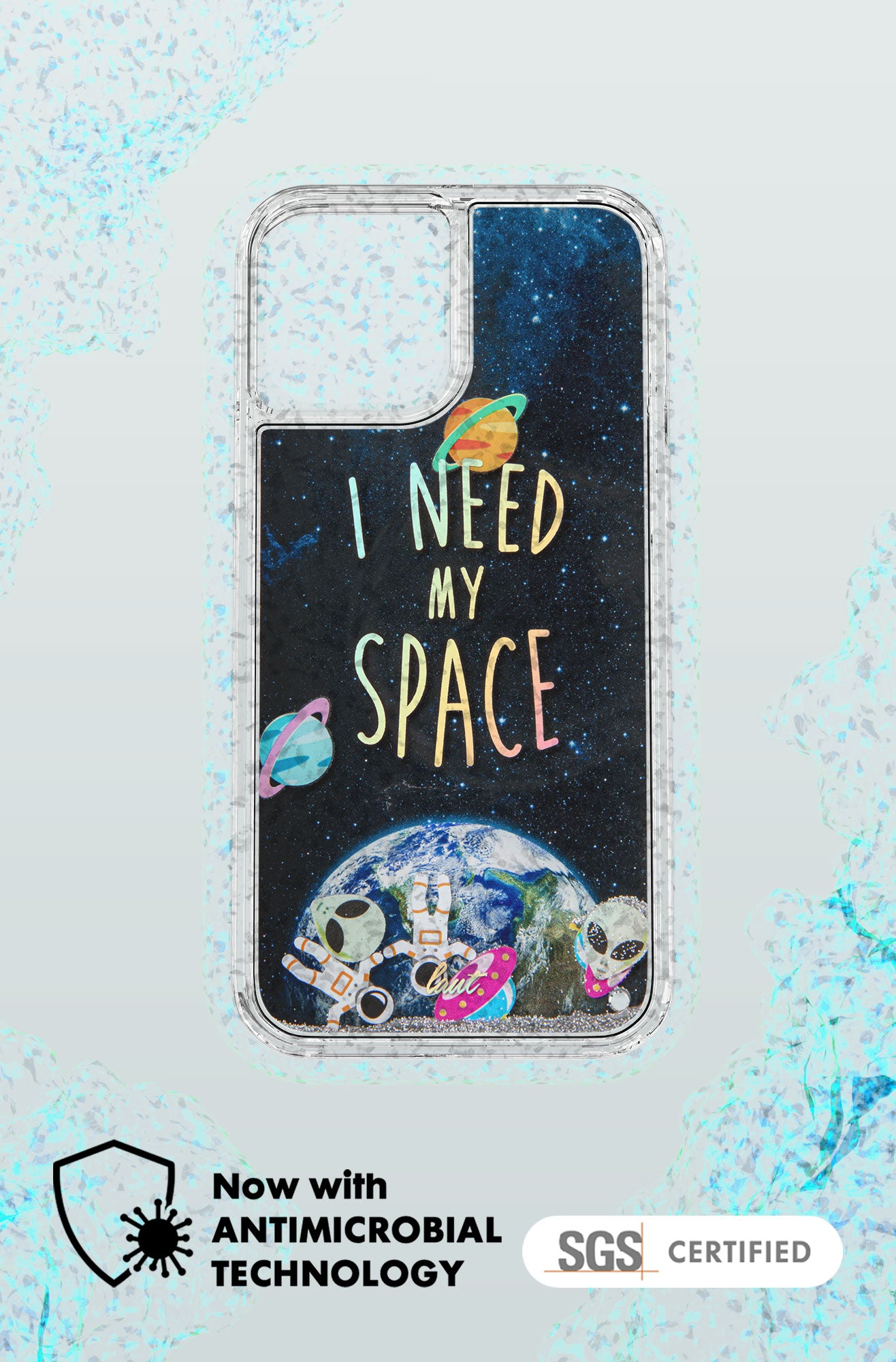 LAUT - SPACE Liquid Glitter case for iPhone 12 series