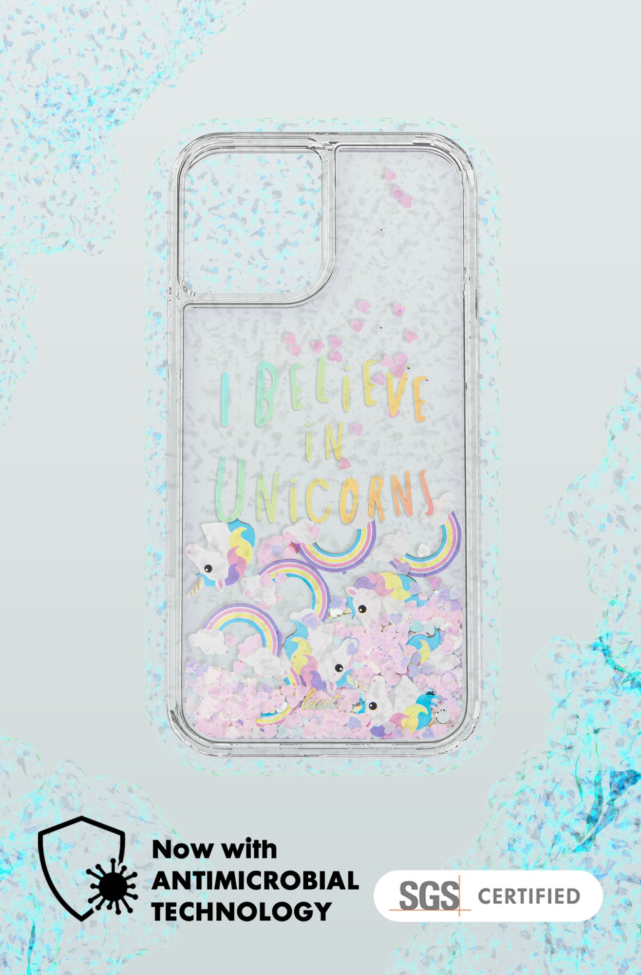 LAUT - UNICORN Liquid Glitter case for iPhone 12 series