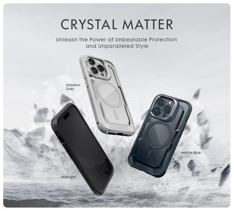Funda Laut Crystal Matter X iPhone 15 Pro Max MagSafe Negro