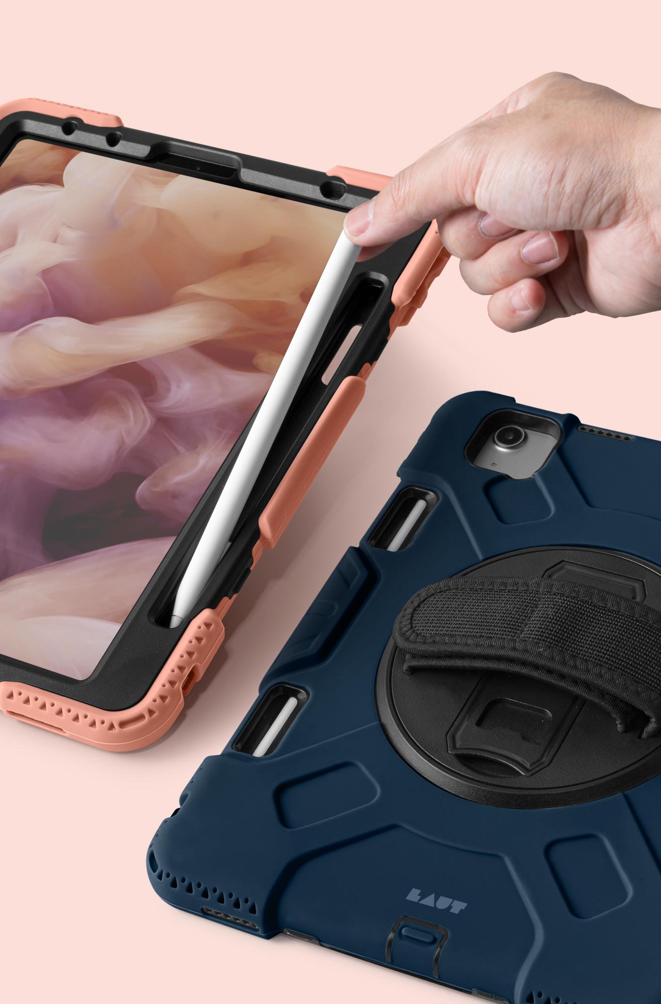 LAUT - SHIELD ENDURO case with Pencil Holder for iPad Air 10.9