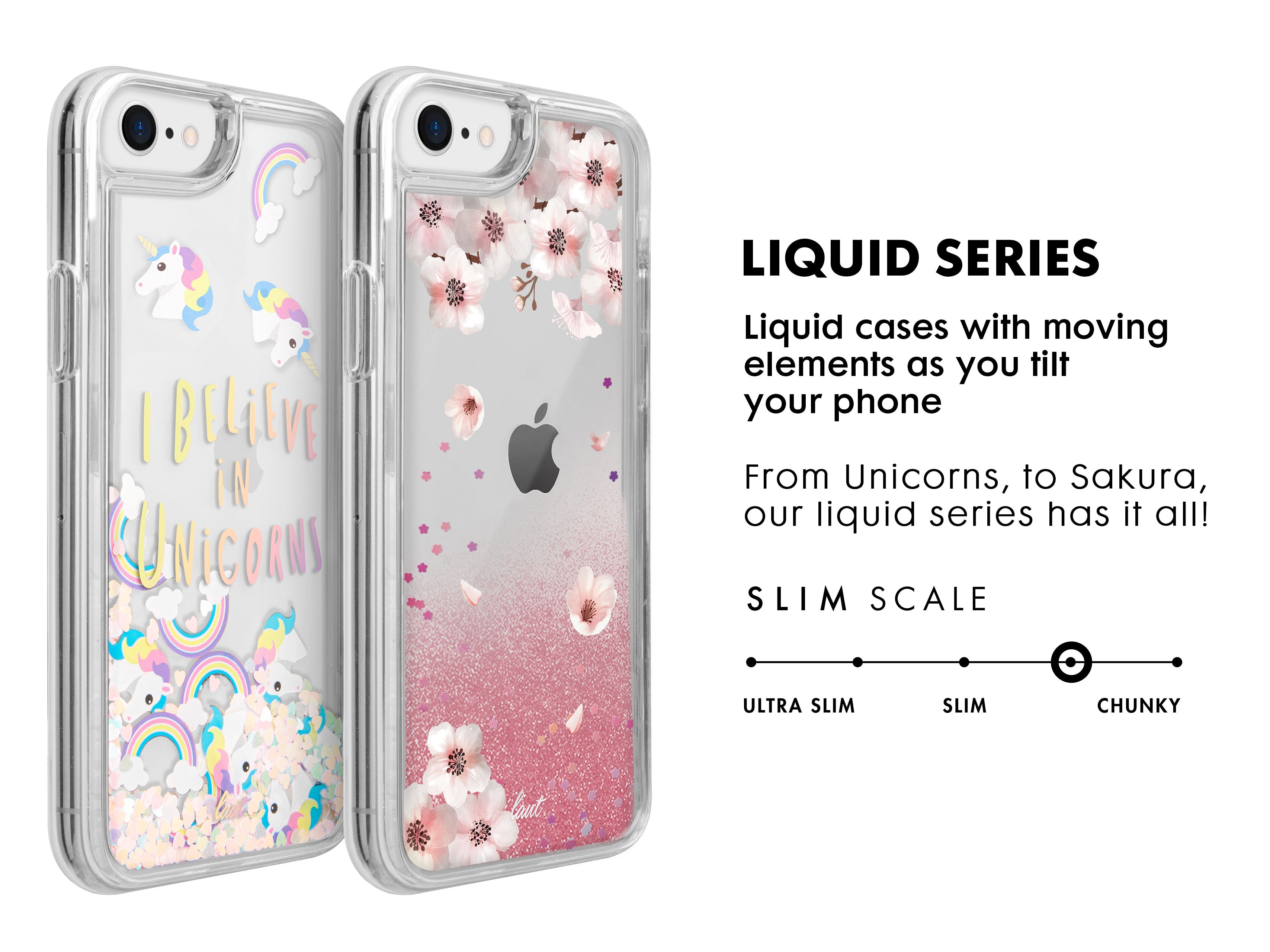 LAUT - Liquid Glitter for iPhone SE 2020