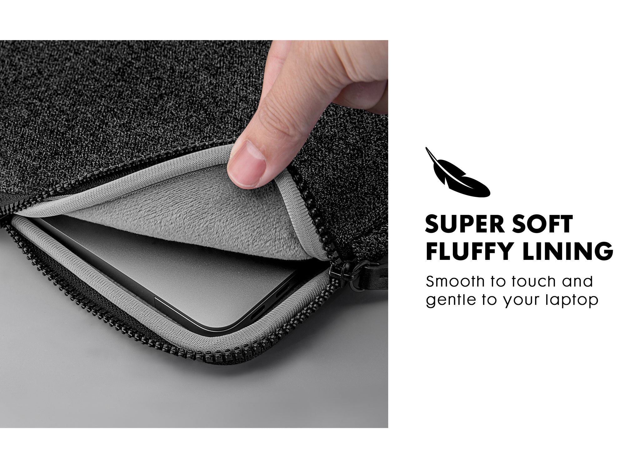 Modal - Laptop Sleeve for Most Laptops Up to 16” - Leaf Design