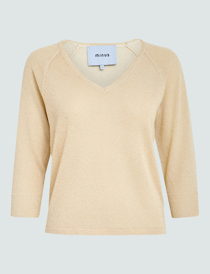 Minus Carli Knit Top para Mujer, Amarillo (263 Lemon Sorbet Lurex), M:  : Moda