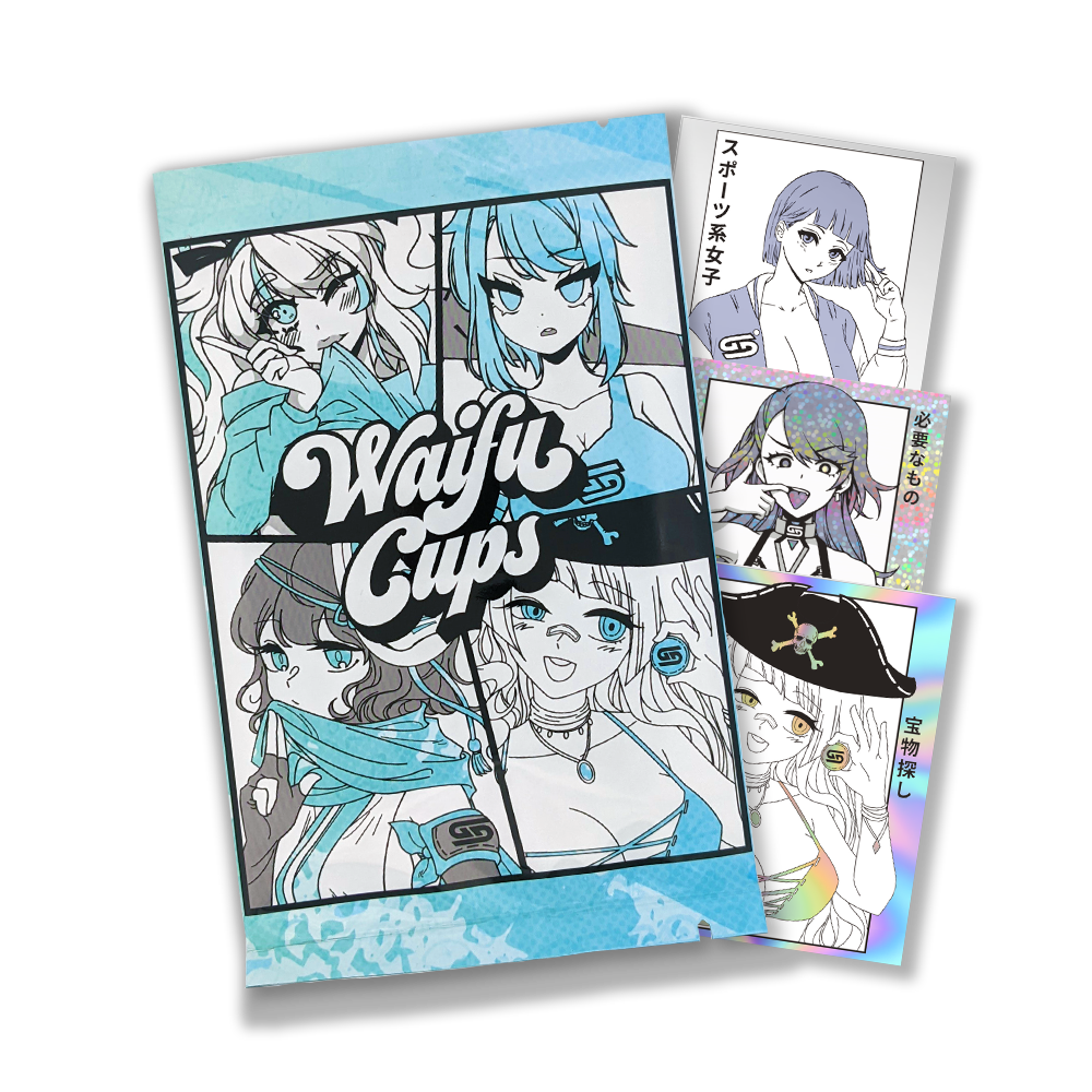 Collectible Waifu Sticker Pack: Seasons 1-3