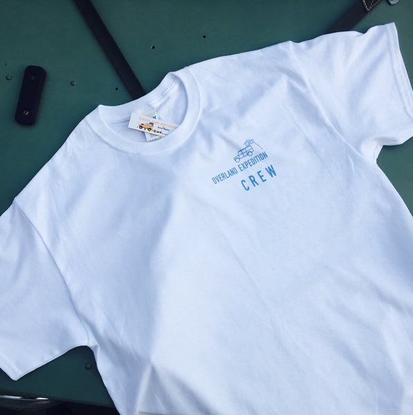 'Overland Expedition Crew' t-shirt - Gildan white – Retro Eighty Design