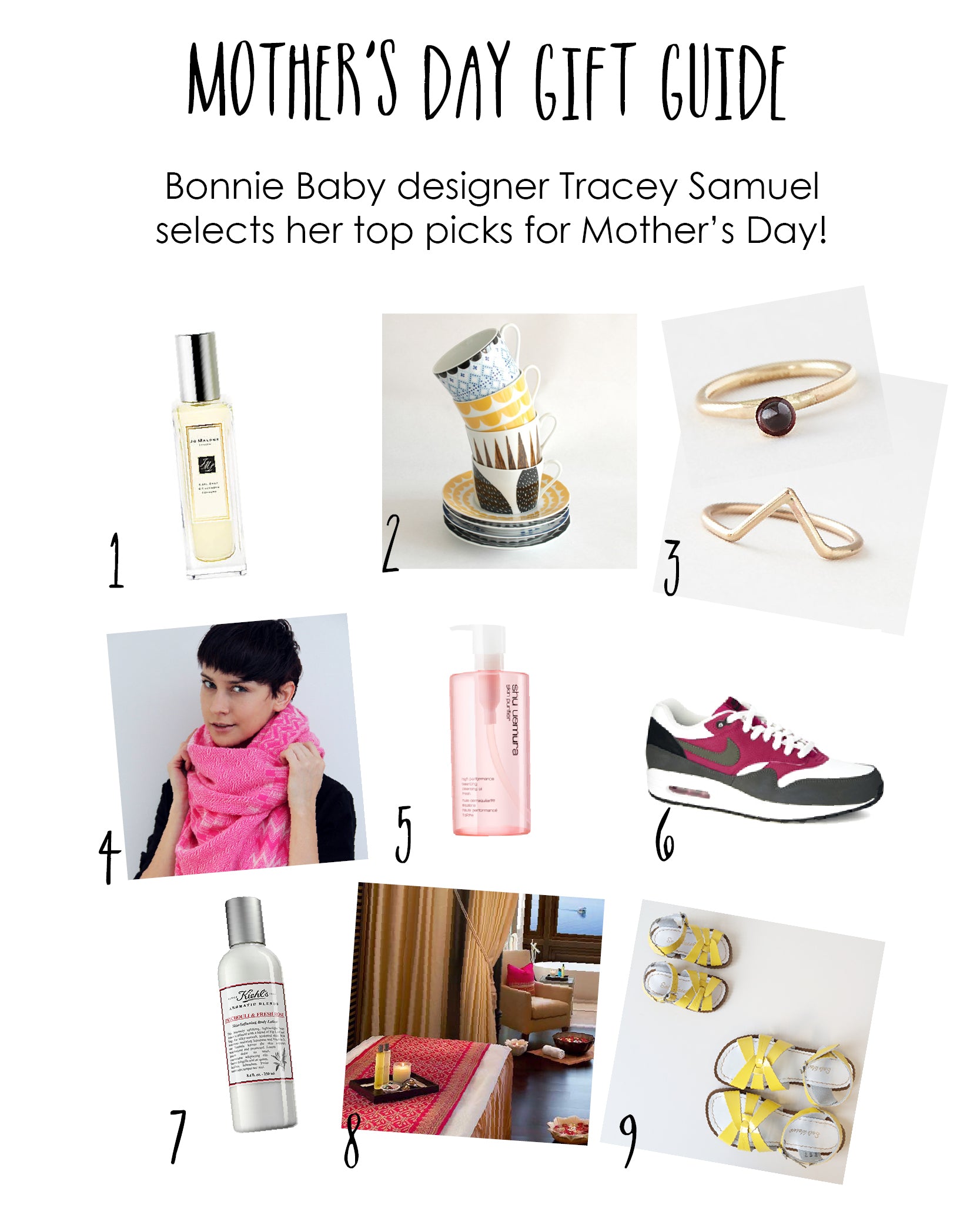 MOTHERS DAY GIFT GUIDE FROM DESIGNER TRACEY SAMUEL