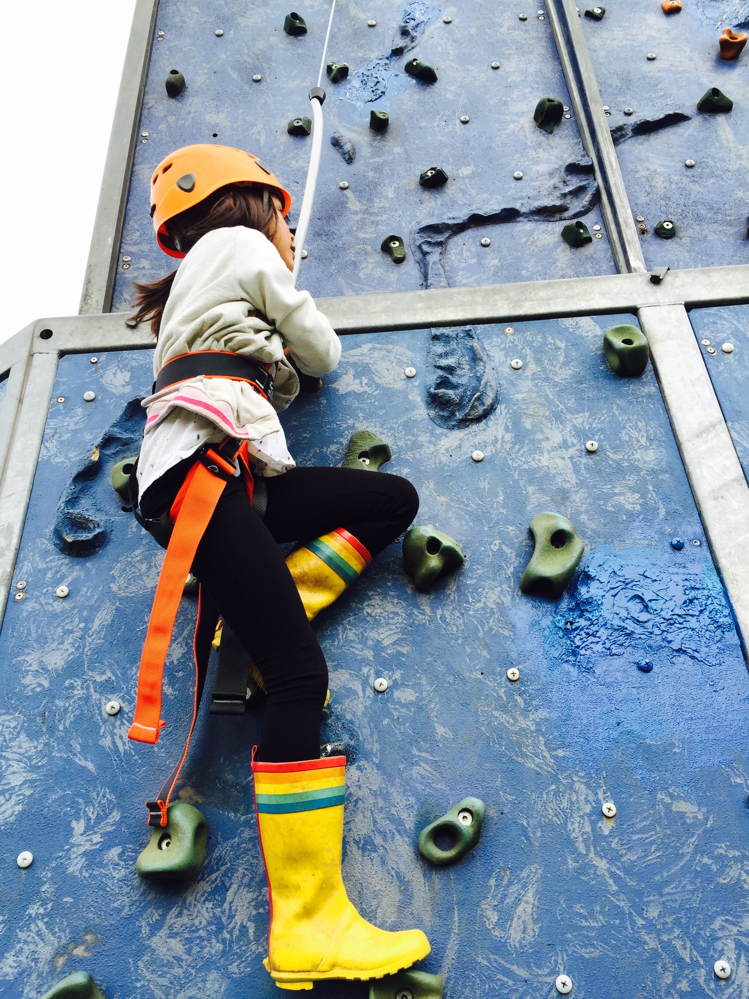 Edie, Bonnie mob model rock climbing #iamteamgb