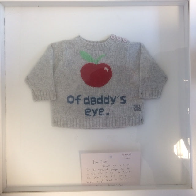 Bonnie baby's Apple of Daddy's eye sweater given to Gwyneth Paltrow