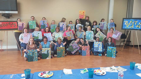 Apple Pie Painting Team Building Events