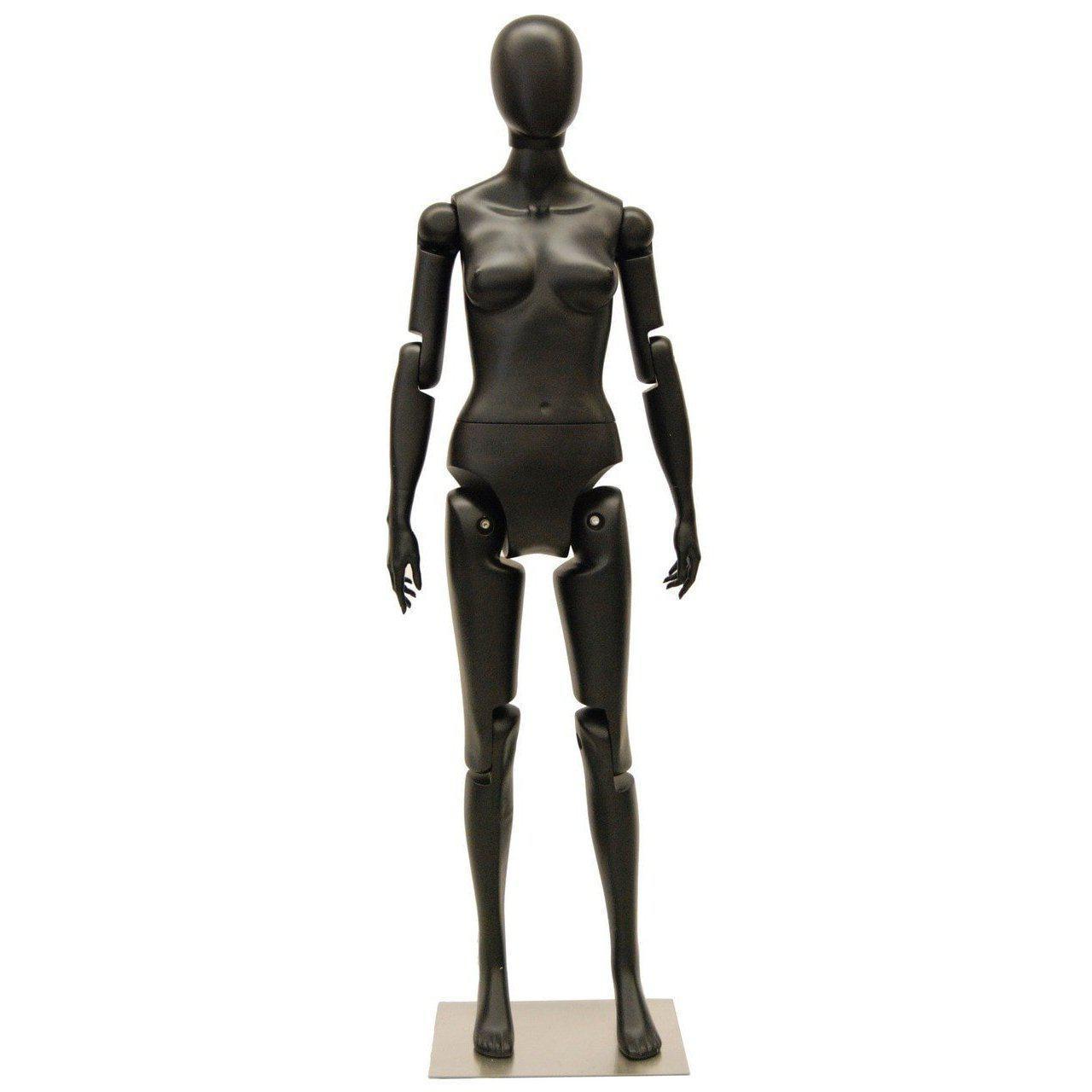 Female Black Abstract Posable Mannequin MM FXBEG Mannequin Mall   Mannequin Mall Female Black Abstract Posable Mannequin Mm Fxbeg 11960709571 2000x 