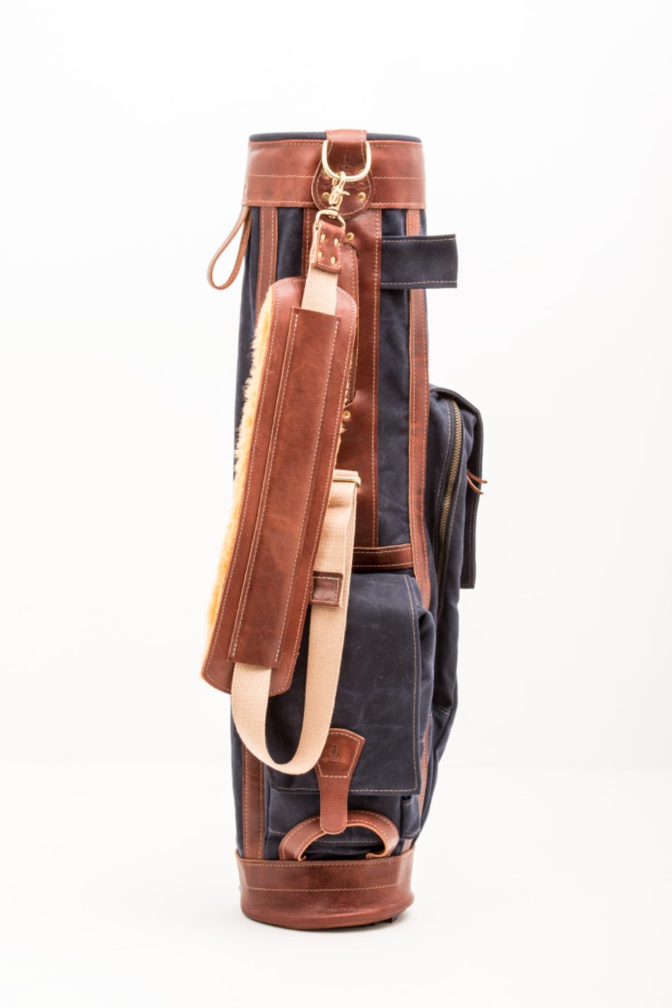 Leather and Canvas Airliner Golf Bag for Modern and Hickory Golf - Steurer & Jacoby