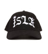 Isla OG Logo 6-Panel Embroidered Hat (Black)