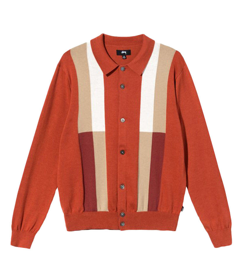 Color Block Sweater (Burnt Orange)