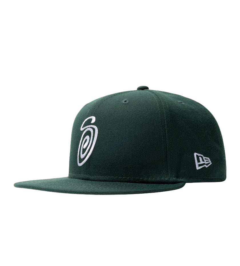 Curly S 59fifty New Era Cap (Forest Green)