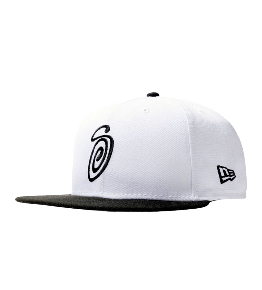 Curly S 59fifty New Era Cap (White)