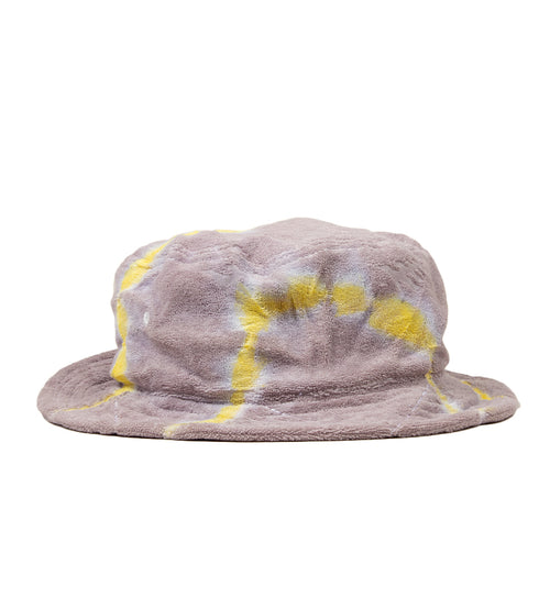 Paper Planes | Tie Dye Jacquard Terry Cloth Bucket Hat, Navy / S/M