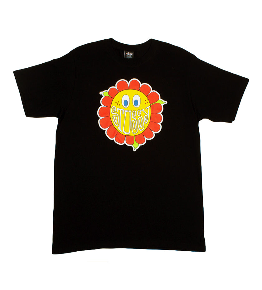 Happy Flower Tee (Black)