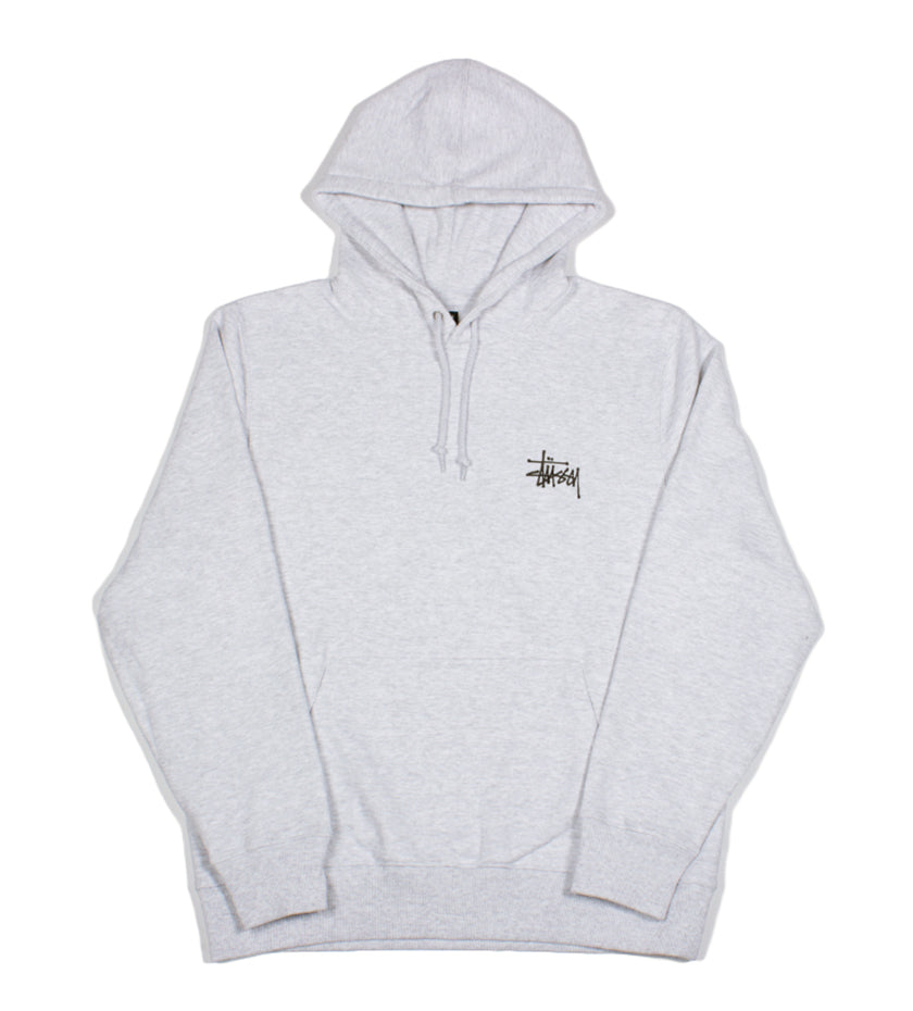 Basic Stussy Hoodie (Ash Heather)