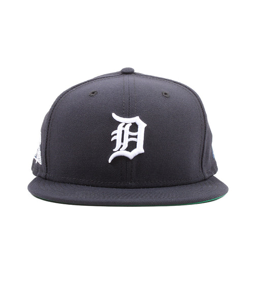 Men's New Era White/Navy Detroit Tigers Optic 59FIFTY Fitted Hat