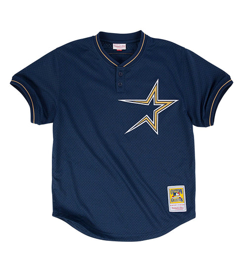 Men's Mitchell & Ness Jeff Bagwell Navy Houston Astros Cooperstown Mesh Batting Practice Jersey Size: Large