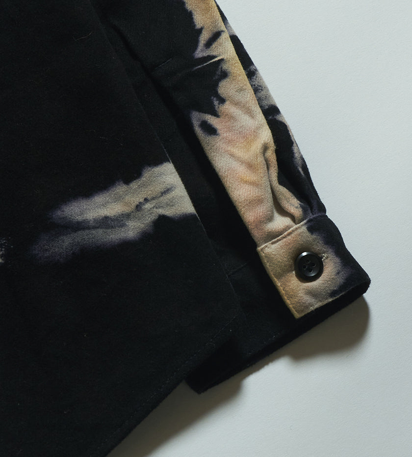 Tie Dye Oversized Shirt (Black)