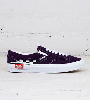 checkerboard slip on cap vans