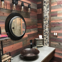 Rustic Modern Master Bathroom by Fusion Art Interiors