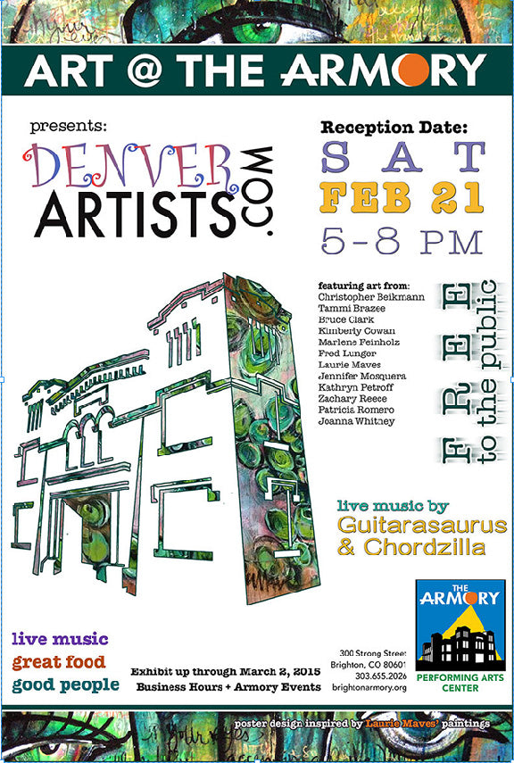 Art at the armory - featuring the artwork of Christopher Beikmann - February 2015, Brighton Colorado
