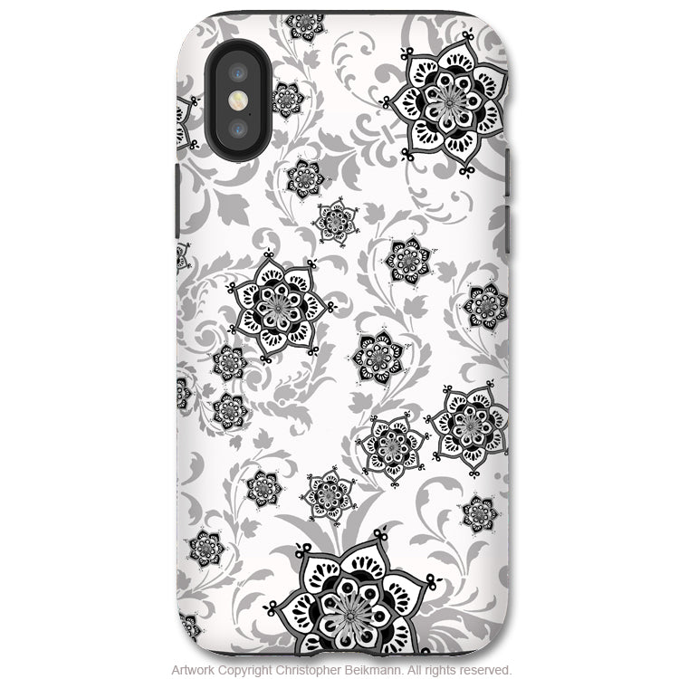 Victoriana Paisley Iphone X Xs Xs Max Xr Tough Case Dual Lay Fusion Idol Arts