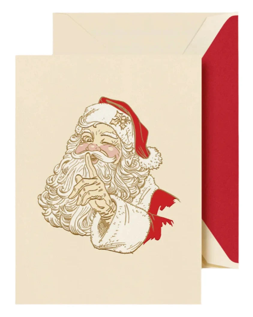 Santa Claus Wink Card Set