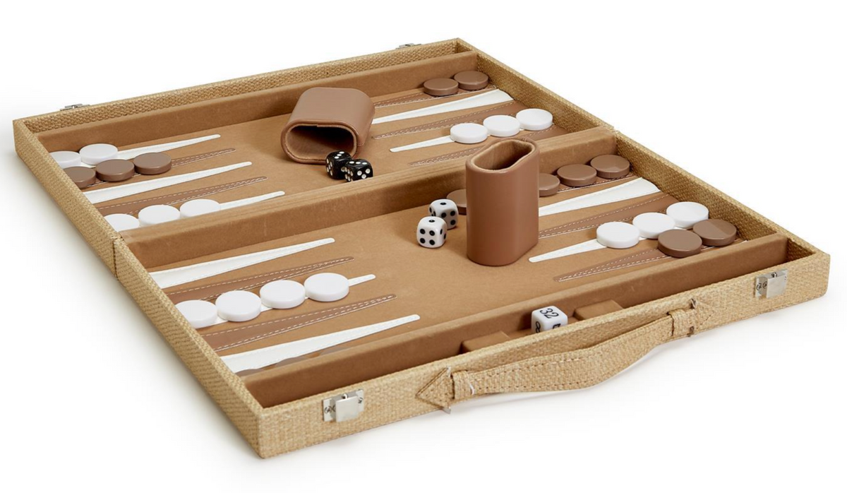 bescherming lus Sada Terra Cane Backgammon Game Set – HIVE Home, Gift and Garden