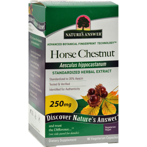 Natural's answer. Horse Chestnut extract. Horse Chestnut Premium extract. Horse Chestnut nature's way. Nature's way, Horse Chestnut, standardized, 90 Vegetarian Capsules купить.