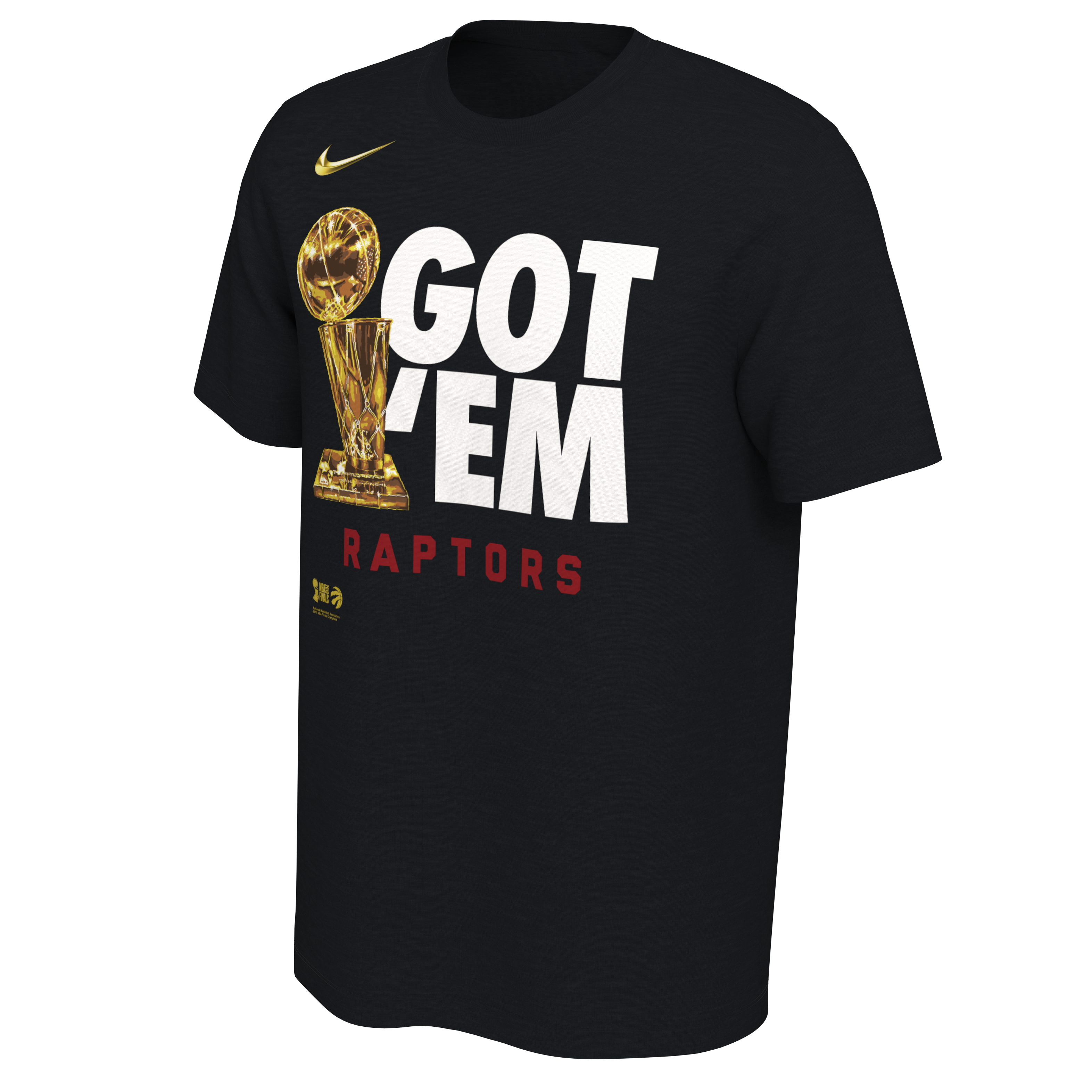 toronto raptors men's nike 2019 locker room champs tee