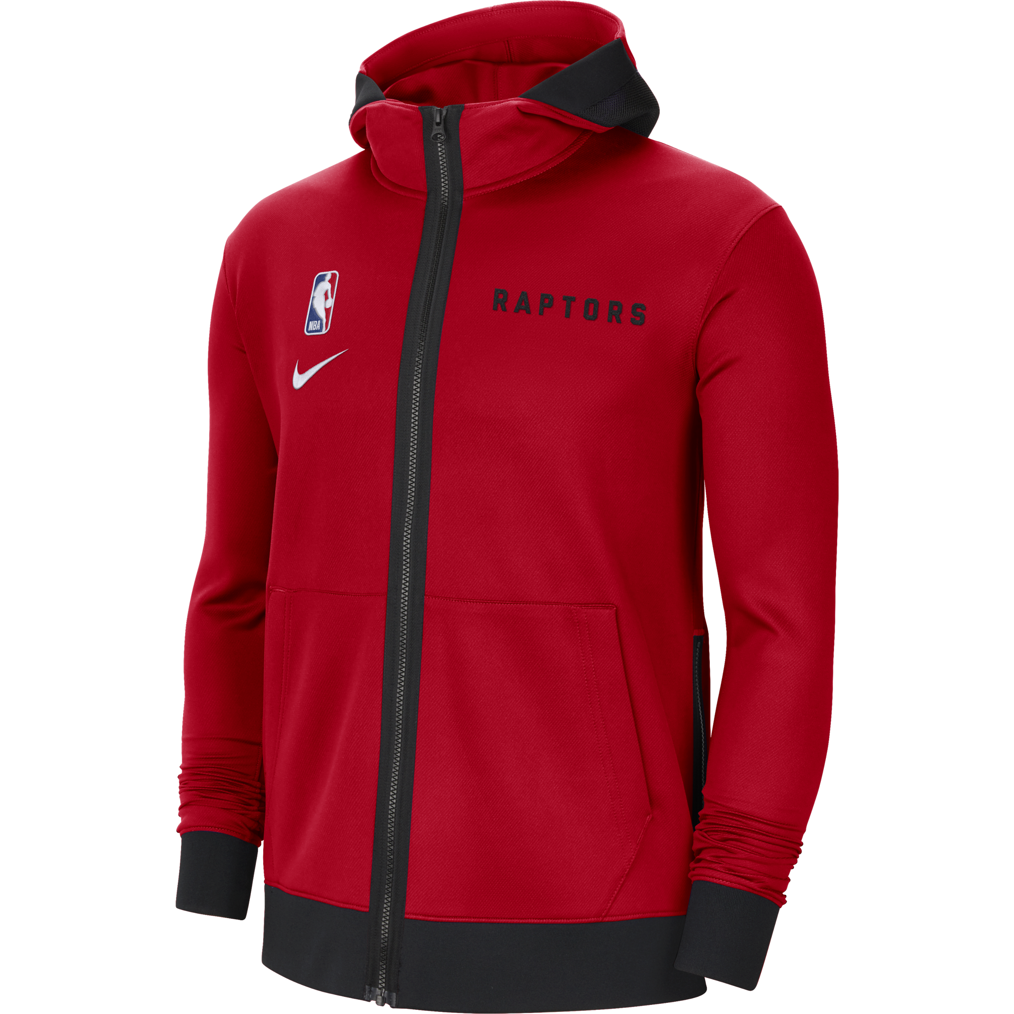 raptors nike men's showtime full zip hoody