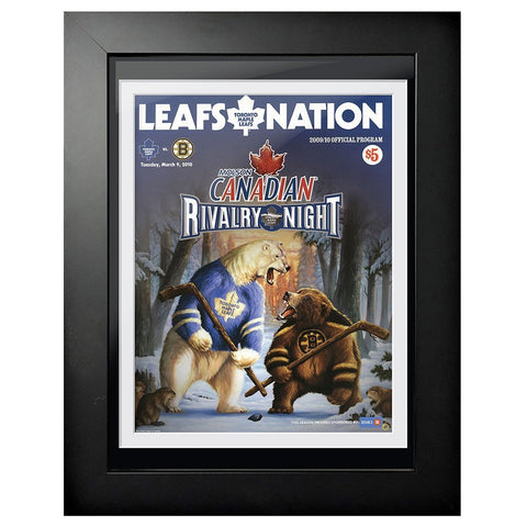 Toronto Maple Leafs Program Cover - Rivarly Night Toronto vs. Boston