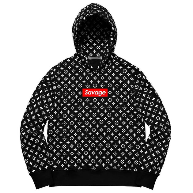 white supreme lv hoodie