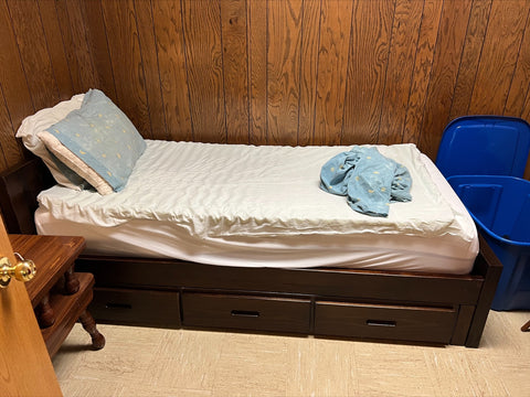 La Salle Fire Department Solid Wood Storage Bed